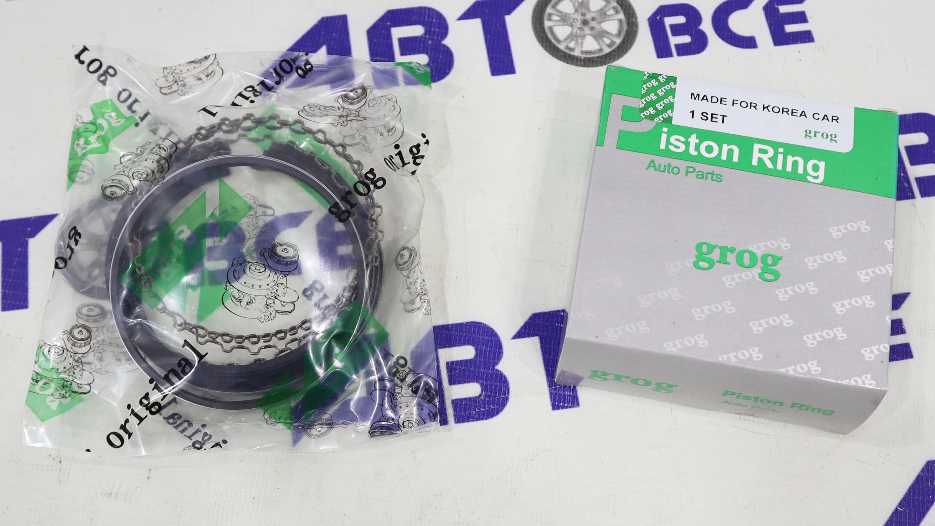 Кольца поршневые STD 8V-1.5 Lanos 1.5 (8-16v) Nexia 76.5 GROG